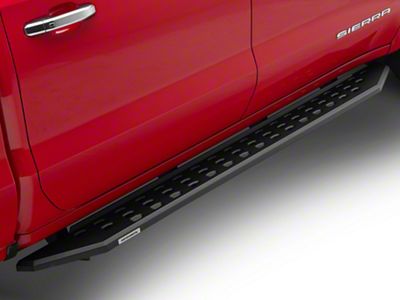 Go Rhino RB20 Running Boards; Textured Black (19-25 Sierra 1500 Crew Cab)