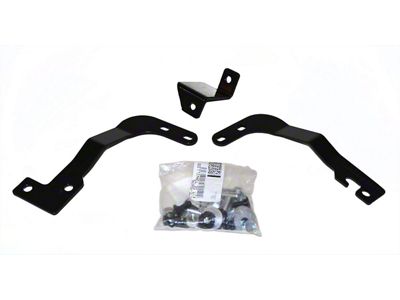 Go Rhino RC2 LR Bull Bar with Two 3-Inch Cube Lights; Textured Black (14-15 Sierra 1500 w/o Driver Alert Package)