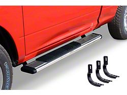 5-Inch OE Xtreme Low Profile Side Step Bars; Polished (07-10 Sierra 2500 HD Regular Cab)