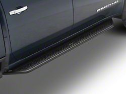 Go Rhino Dominator Xtreme D6 Side Step Bars; Textured Black (20-26 Sierra 2500 HD Crew Cab)