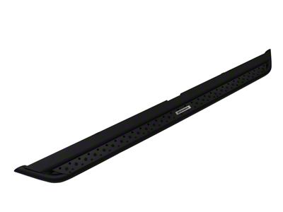 Go Rhino Dominator Xtreme DSS Slider Side Step Bars; Textured Black (11-19 6.0L Sierra 2500 HD Extended/Double Cab)
