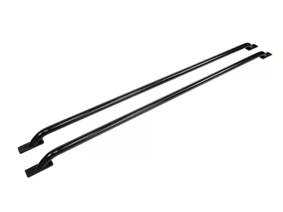 Go Rhino Stake Pocket Bed Rails; Black (01-06 Sierra 2500 HD w/ 6.50-Foot Standard Box)