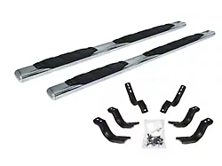 Go Rhino 5-Inch 1000 Series Side Step Bars; Polished (20-26 Sierra 3500 HD Crew Cab)