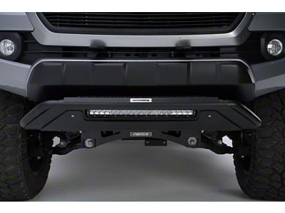 Go Rhino RC3 LR Skid Plate Bull Bar with 20-Inch LED Light Bar; Textured Black (14-15 Silverado 1500)