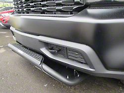 Go Rhino RC3 LR Skid Plate Bull Bar with 20-Inch LED Light Bar; Textured Black (19-25 Silverado 1500)