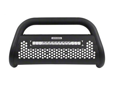 Go Rhino RC2 LR Bull Bar with 20-Inch LED Light Bar; Textured Black (07-13 Silverado 1500)