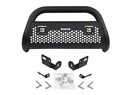 RC2 LR Bull Bar with Two 3-Inch Cube Lights; Textured Black (19-23 Silverado 1500, Excluding ZR2)