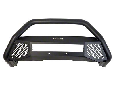 Go Rhino RC4 LR Bull Bar with 20-Inch LED Light Bar Mount; Textured Black (16-18 Silverado 1500)