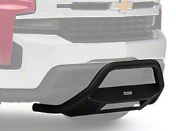 RC4 LR Bull Bar with 20-Inch LED Light Bar Mount; Textured Black (19-23 Silverado 1500, Excluding ZR2)
