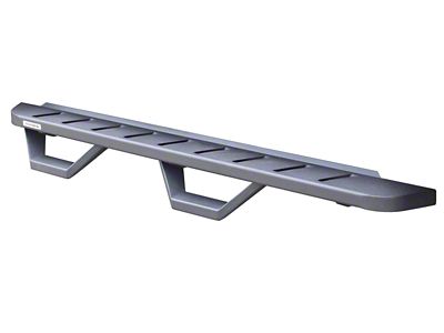 RB10 Running Boards with Drop Steps; Textured Black (19-24 Silverado 1500 Crew Cab)