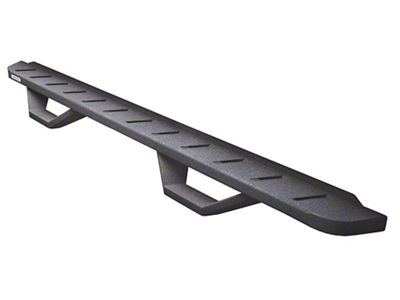 RB10 Running Boards with Drop Steps; Protective Bedliner Coating (19-24 Silverado 1500 Crew Cab)