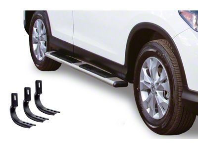 Go Rhino 5-Inch OE Xtreme Low Profile Side Step Bars; Polished (07-13 Silverado 1500 Extended Cab)