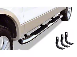 Go Rhino 5-Inch OE Xtreme Composite Side Step Bars; Chrome (07-13 Silverado 1500 Crew Cab)