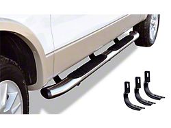 Go Rhino 5-Inch OE Xtreme Composite Side Step Bars; Chrome (19-26 Silverado 1500 Crew Cab)