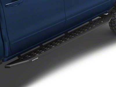 Go Rhino RB20 Running Boards; Textured Black (14-18 Silverado 1500 Crew Cab)