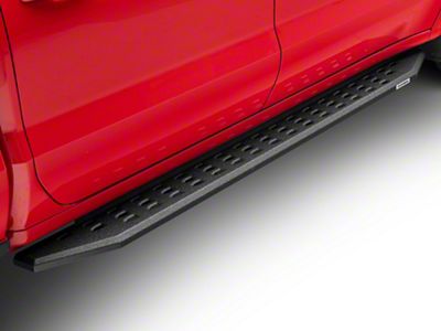 Go Rhino RB20 Running Boards; Protective Bedliner Coating (19-25 Silverado 1500 Crew Cab)