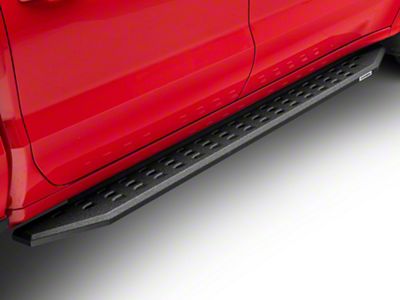 Go Rhino RB20 Running Boards; Protective Bedliner Coating (19-24 Silverado 1500 Crew Cab)