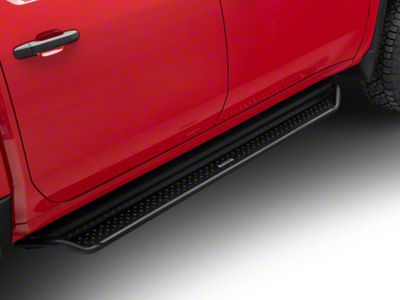 Go Rhino Dominator Xtreme D1 Side Step Bars; Textured Black (20-25 Silverado 2500 HD Crew Cab)