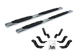 Go Rhino 5-Inch 1000 Series Side Step Bars; Polished (20-26 Silverado 3500 HD Crew Cab)