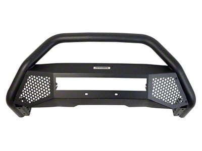 Go Rhino RC4 LR Bull Bar with 20-Inch LED Light Bar Mount; Textured Black (15-19 Silverado 3500 HD)