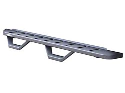Go Rhino RB10 Running Boards with Drop Steps; Textured Black (20-26 Silverado 3500 HD Crew Cab)