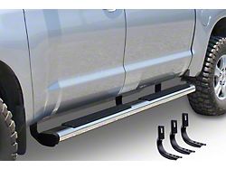 Go Rhino 6-Inch OE Xtreme Side Step Bars; Polished (20-26 Silverado 3500 HD Crew Cab)