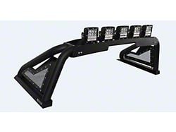 Go Rhino Sport Bar 2.0 Roll Bar with Power Actuated Retractable Light Mount; Textured Black (20-25 Silverado 3500 HD)