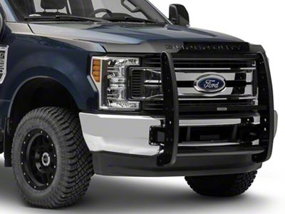 Go Rhino 3000 Series StepGuard Center Grille Guard; Black (17-22 F-250 Super Duty)