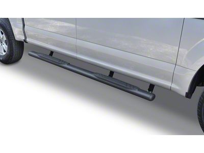 Go Rhino 4-Inch OE Xtreme Side Step Bars; Textured Black (17-25 F-250 Super Duty SuperCrew)