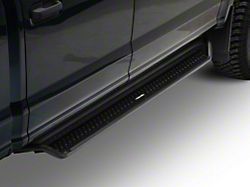 Go Rhino Dominator Xtreme D1 Side Step Bars; Textured Black (17-26 F-250 Super Duty SuperCrew)