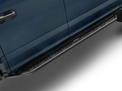 Go Rhino Dominator Xtreme D6 Side Step Bars; Textured Black (17-25 F-250 Super Duty SuperCrew)