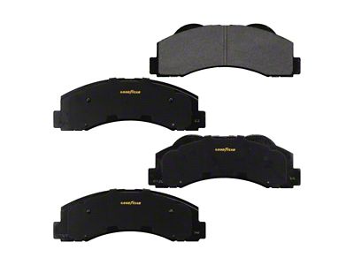 Goodyear Brakes Truck and SUV Carbon Ceramic Brake Pads; Front Pair (10-20 F-150)