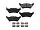 Goodyear Brakes Truck and SUV Carbon Ceramic Brake Pads; Rear Pair (12-14 2WD/4WD F-150; 15-20 F-150 w/ Manual Parking Brake)