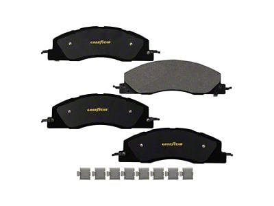 Goodyear Brakes Truck and SUV Carbon Ceramic Brake Pads; Front Pair (09-18 RAM 2500)