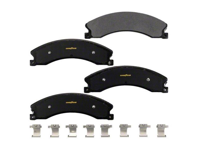 Goodyear Brakes Truck and SUV Carbon Ceramic Brake Pads; Front Pair (11-19 Sierra 2500 HD)