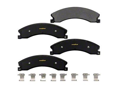 Goodyear Brakes Truck and SUV Carbon Ceramic Brake Pads; Front Pair (11-19 Silverado 3500 HD)