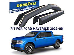 Goodyear Car Accessories Shatterproof in-Channel Window Deflectors (22-26 Maverick)