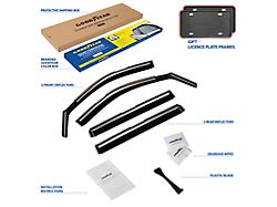 Goodyear Car Accessories Shatterproof in-Channel Window Deflectors (19-25 Sierra 1500 Crew Cab)