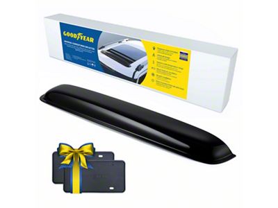 Goodyear Car Accessories Sunroof Deflector; 42.50-Inch (Universal; Some Adaptation May Be Required)