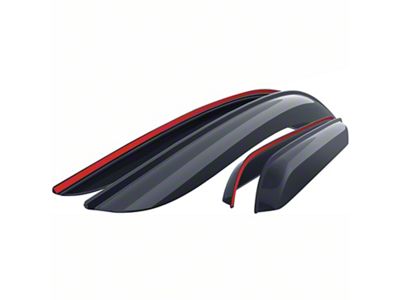 Goodyear Car Accessories Shatterproof Tape-On Window Deflectors (15-20 Tahoe)