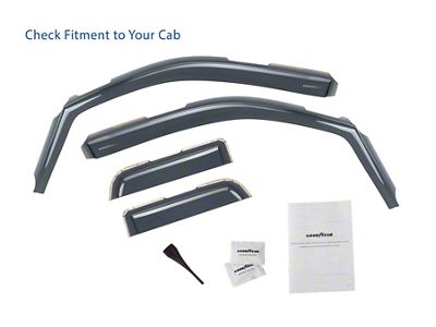 Goodyear Car Accessories Shatterproof in-Channel Window Deflectors (04-14 F-150 SuperCab)