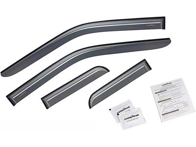 Goodyear Car Accessories Shatterproof Tape-On Window Deflectors (15-20 F-150 SuperCab)