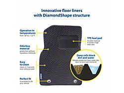 Goodyear Car Accessories Custom Fit Front and Rear Floor Liners; Black (11-16 F-350 Super Duty SuperCrew)