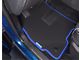 Goodyear Car Accessories Custom Fit Front and Rear Floor Liners; Black/Blue (12-18 RAM 2500 Crew Cab)