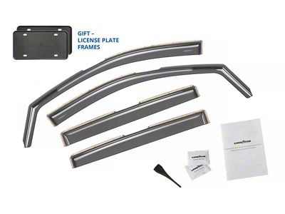 Goodyear Car Accessories Shatterproof in-Channel Window Deflectors (19-23 Ranger SuperCrew)