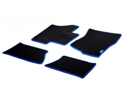 Goodyear Car Accessories Custom Fit Front and Rear Floor Liners; Black (07-13 Sierra 1500 Crew Cab)