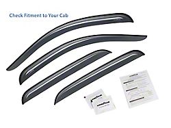 Goodyear Car Accessories Shatterproof Tape-On Window Deflectors (07-14 Sierra 2500 HD Crew Cab)