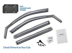 Goodyear Car Accessories Shatterproof in-Channel Window Deflectors (19-24 Silverado 1500 Crew Cab)