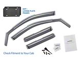 Goodyear Car Accessories Shatterproof in-Channel Window Deflectors (19-25 Silverado 1500 Double Cab)
