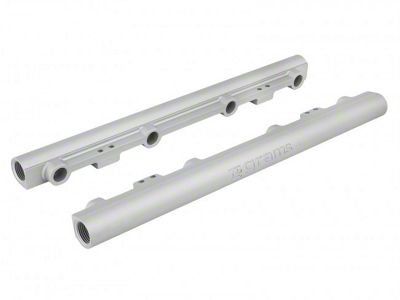 Grams Performance Fuel Rails; Raw Finish (11-17 5.0L F-150)